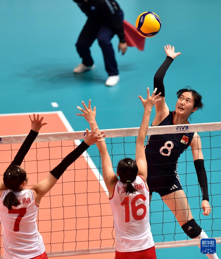 2024亚洲东区女子排球锦标赛：中国队晋级决赛(图1)
